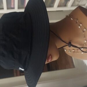 Hurley Ventilated Beach Boonie Hat Summer Casual Solid Black Size S/M Unisex